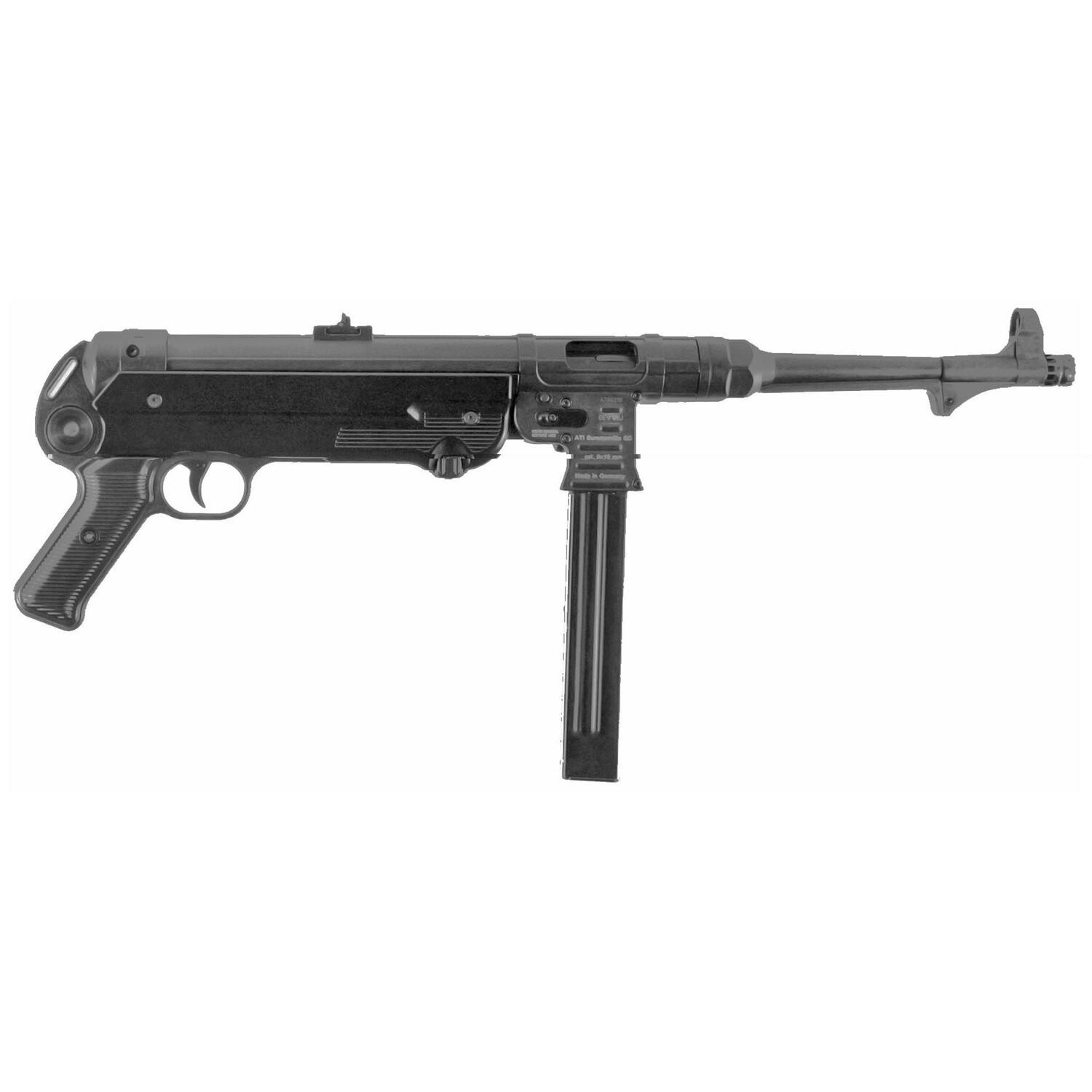 Ati Gsg Mp40p 9mm 10.8" 25rd Blk