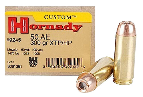 Hornady Custom, Horn 9245   Custom Hg  50ae    300 Hp        20/10