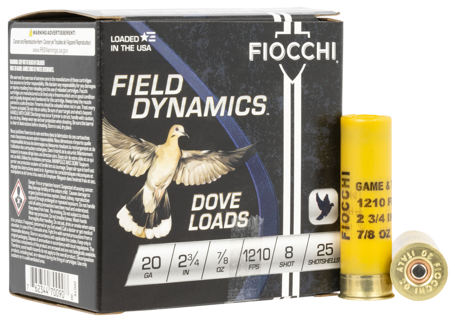 Fiocchi Field Dynamics, Fio 20gt8     Dv/qu         7/8              25/10
