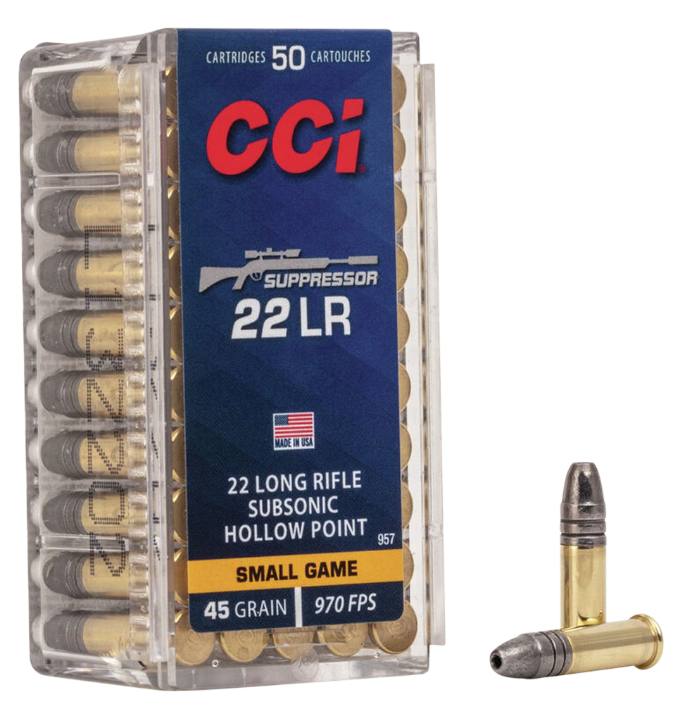 Cci Suppressor, Cci 957   22 Lr Suppressor 45 Hp            50/100