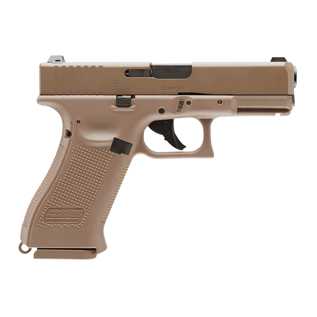 Glock Air Pistol G19x, Uma 2255212 Umarex Glk 19x  G5 .177 Bb Tan