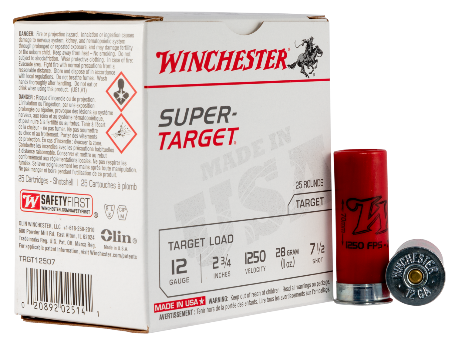 Winchester Ammo Super-target, Win Trgt12507  Sup Tgt       1oz             25/10