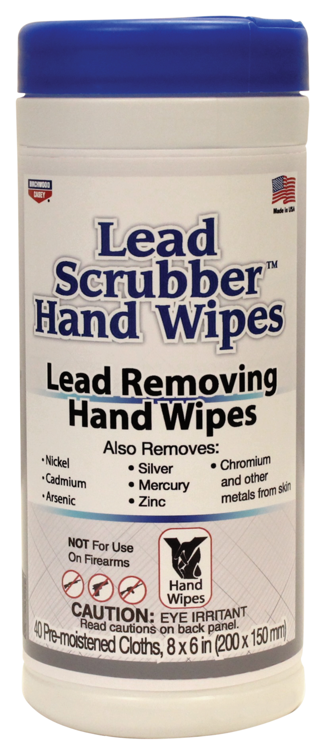 Birchwood Casey Lead Scrubber, Bir 32440          Lead Scrubber Hand Wipes   40pk