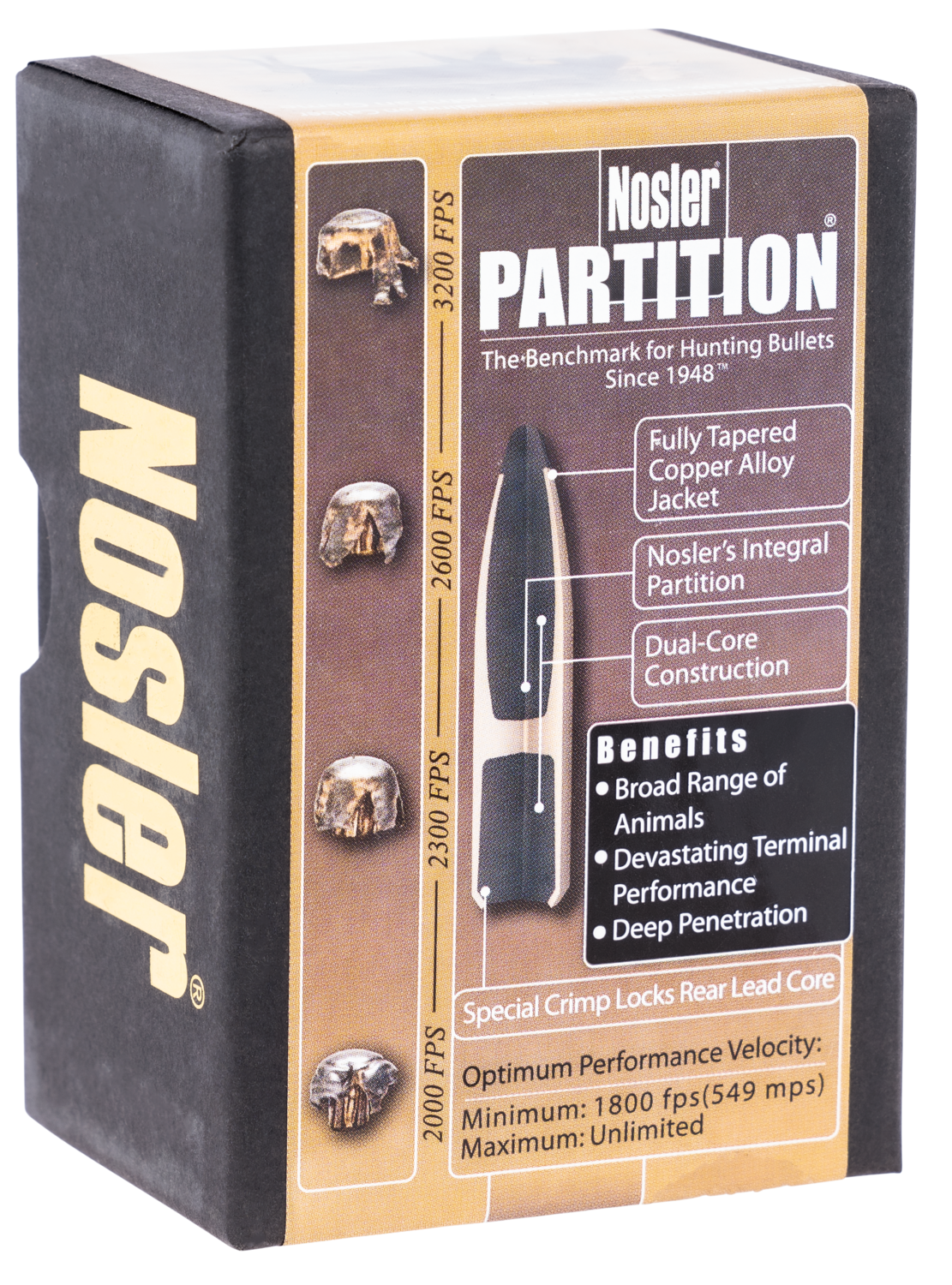 Nosler Partition, Nos 16331 Partition   30 180 Sptzr  50