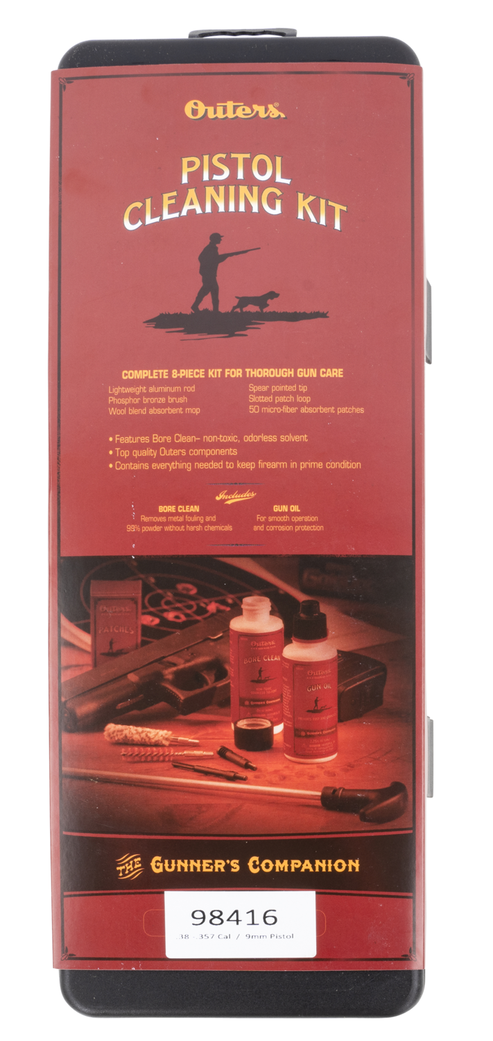 Outers Aluminum Rod, Out 98416       Cleaning Kit Pst 9mm/38/357