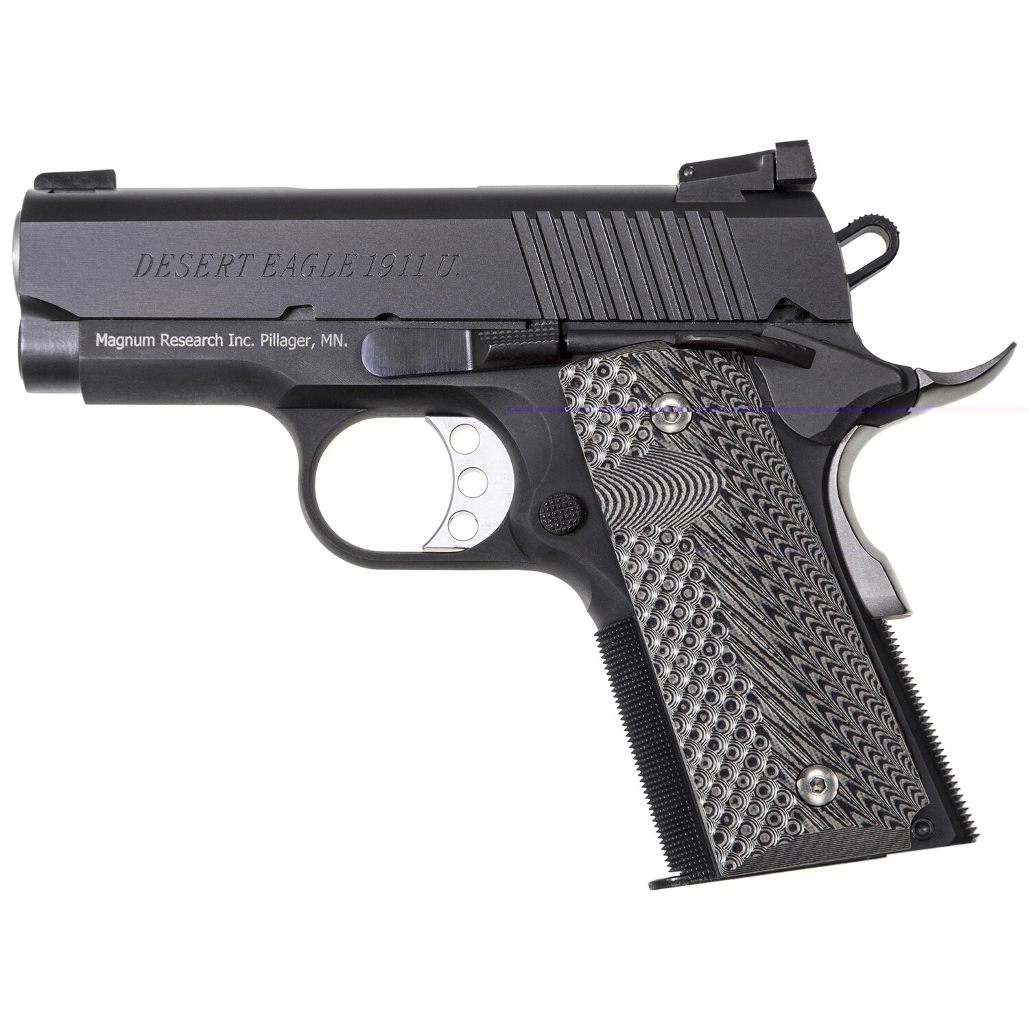 De 1911 45acp 3" 6rd Blk Fs