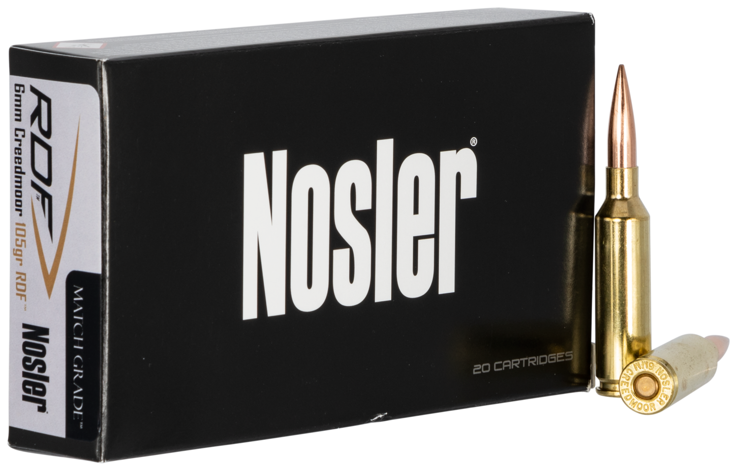 Nosler Match  Grade Rdf, Nos 60135 Match  6mm Crd 105 Rdf Hpbt        20/10
