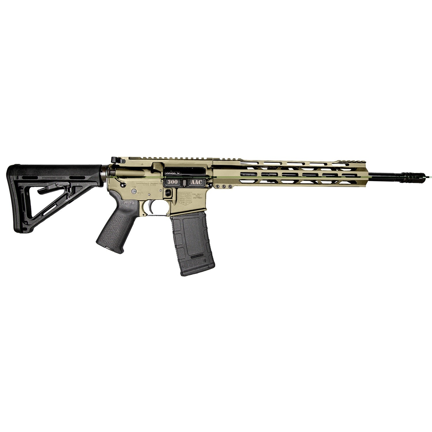 Dbf Db15 300blk 16" Mlok 30rd Fde