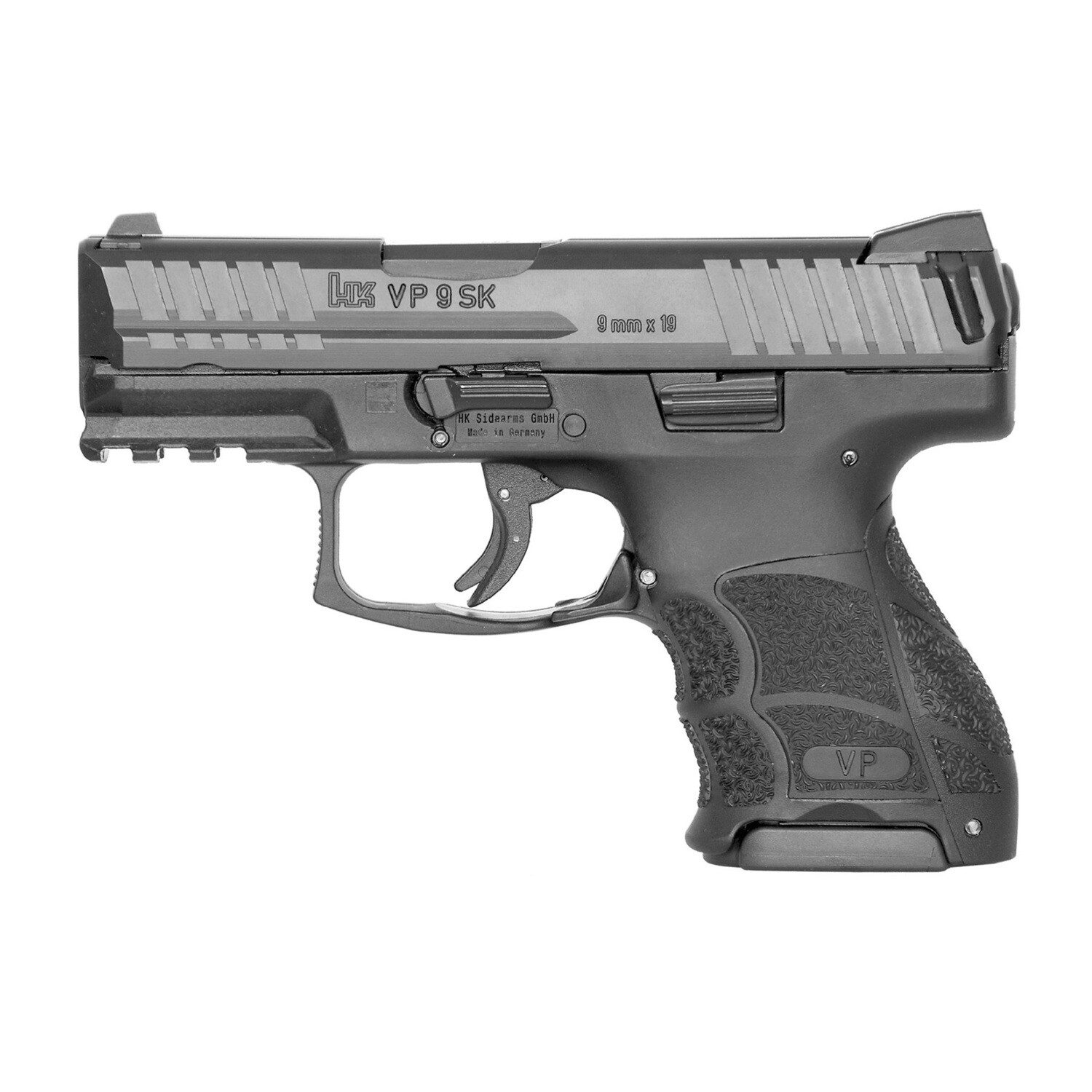 Hk Vp9sk 9mm 3.39", Capacity: 10 rounds, Color/Finish: Black