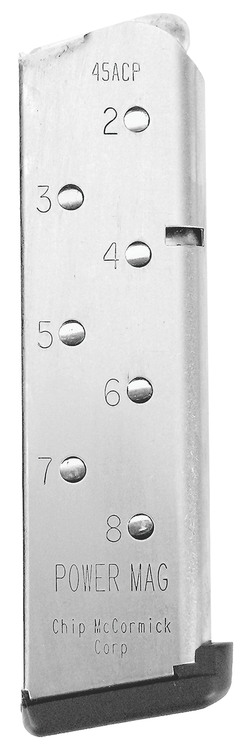 Chip Mccormick Custom Power Mag, Chip Mpm45fs8    14131 Pwr Mag    1911 45  8r   Ss