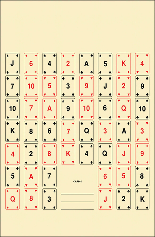 Action Target Inc Entertainment, Action Card1100       Playng Card1 Target   100 Bx