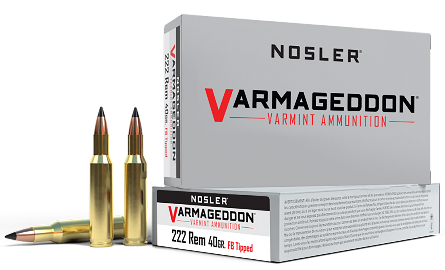 Nosler Varmageddon, Nos 65135        222rem   40 Fbt             20/20
