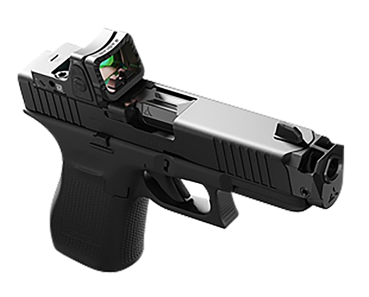 Radian Weapons Guardian, Radn G1501 Glk Mos Rmr Grd Optc Grd/stlth Bckp Irn