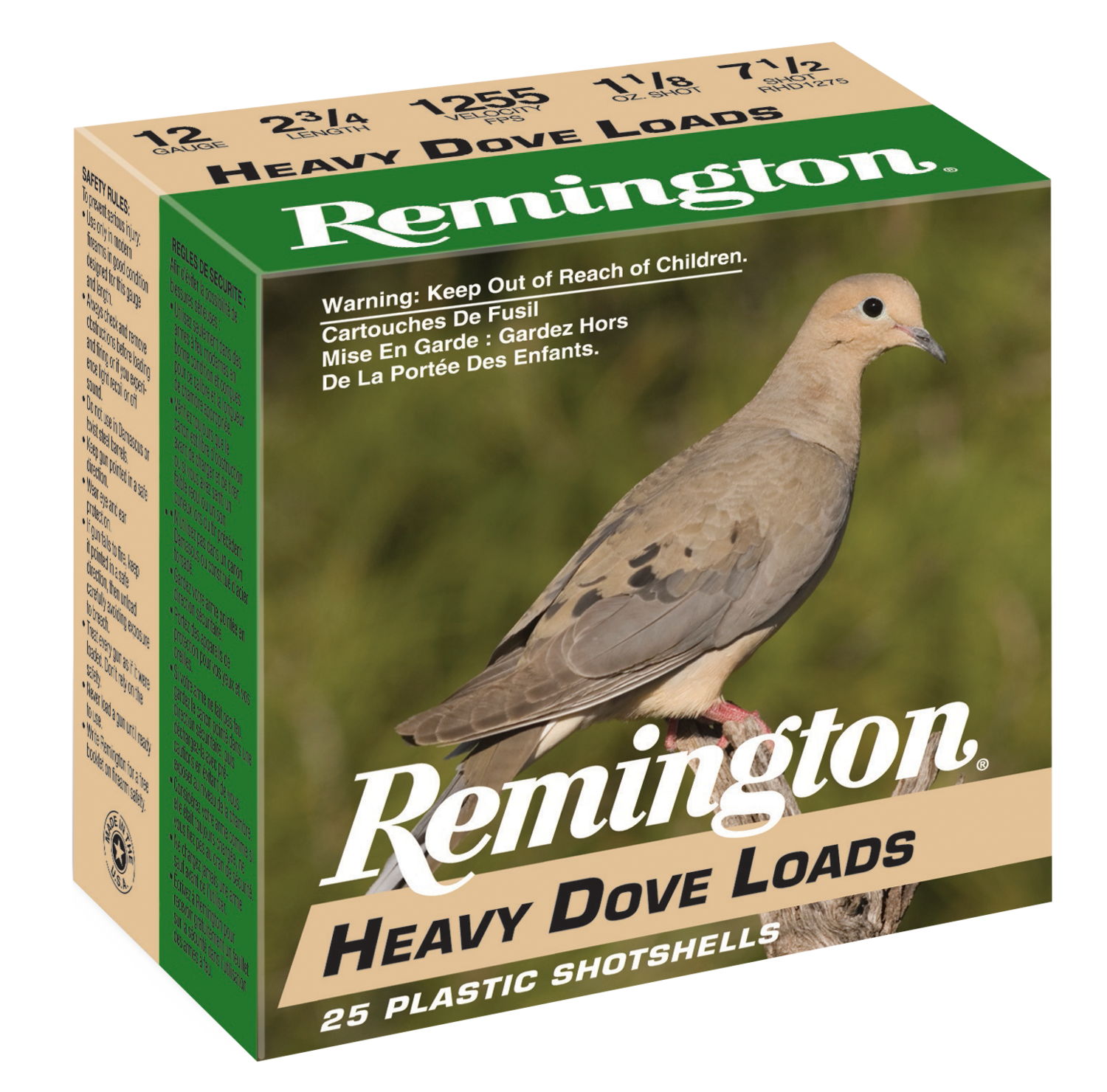 Remington Ammunition Heavy Dove Loads, Rem 28777 Rhd2075  20ga  Hvy Dove 1oz        25/10
