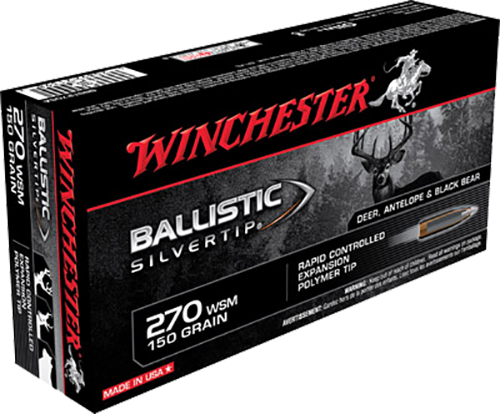 Winchester Ammo Ballistic Silvertip, Win Sbst2705a     270wsm 150blst             20/10