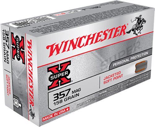 Winchester Ammo Super X, Win X3575p    357 Mag 158 Jsp                50/10