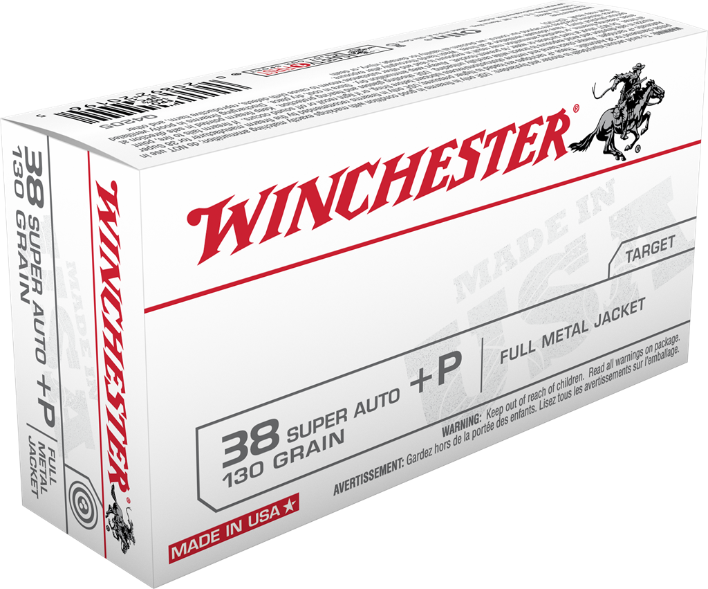 Winchester Ammo Usa, Win Q4205     38sup+p    130 Fmj             50/10