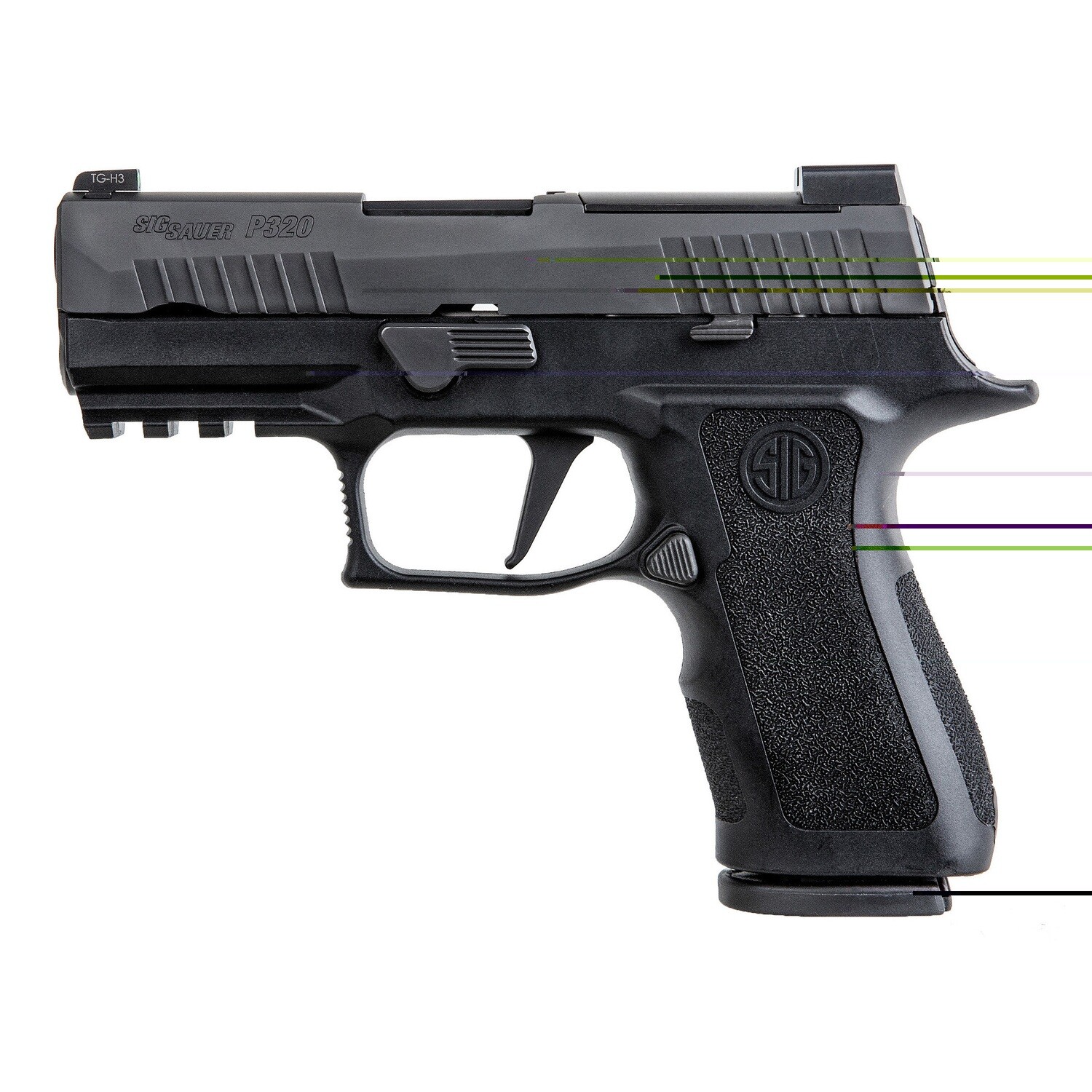 Sig P320 X-compact 3.6" 15rd Blk Ns