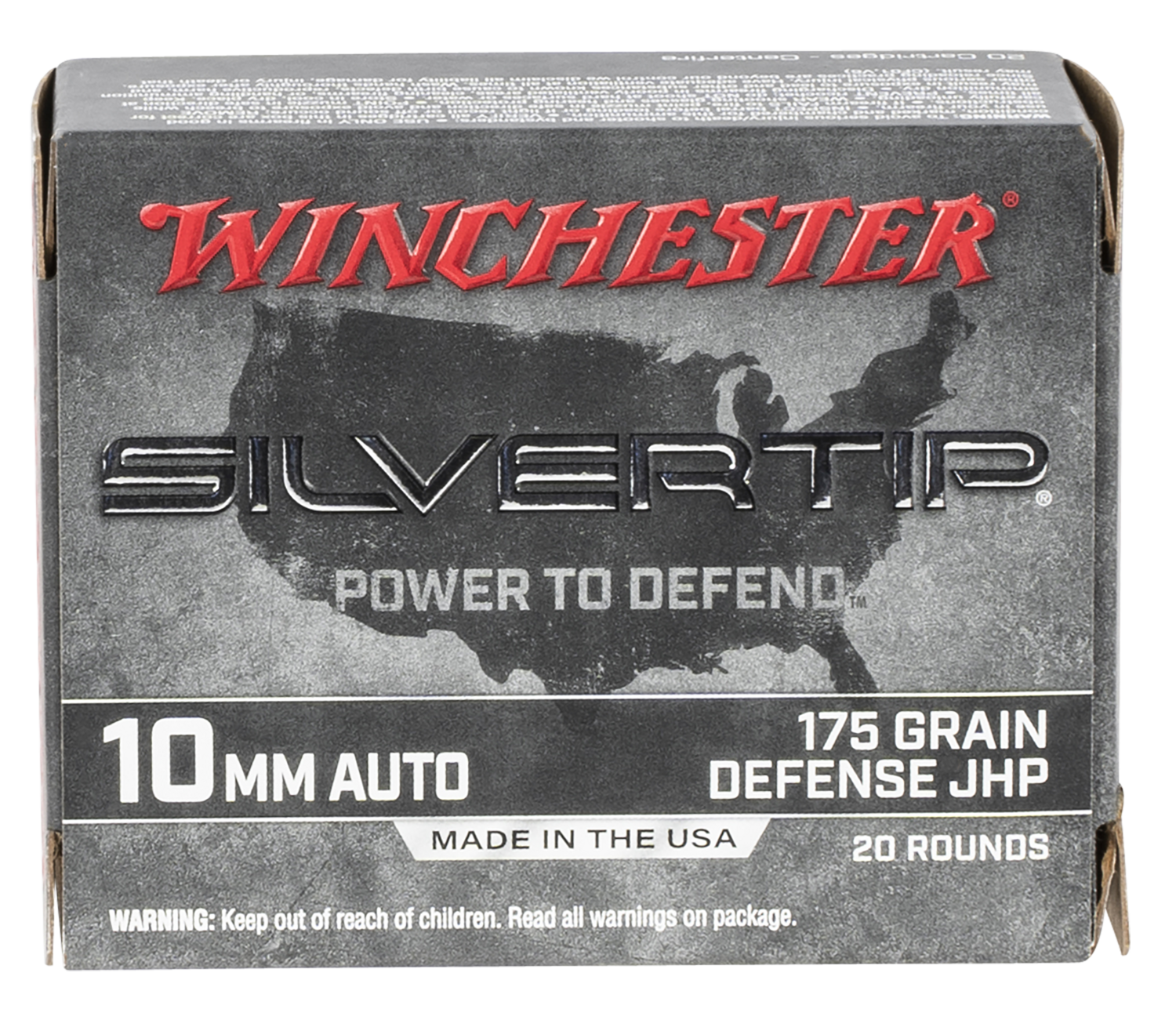Winchester Ammo Super X, Win W10mmst  10mm      175 Sthp              20/10