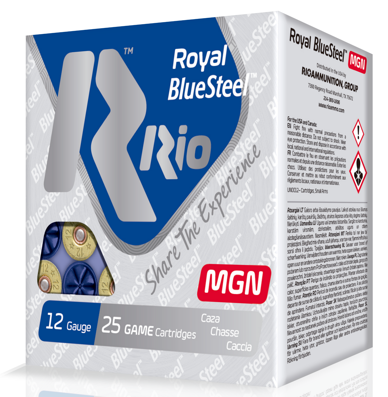 Rio Ammunition Bluesteel, Rio Rbsm202    20  3in  1oz    Stl Mag      25/10