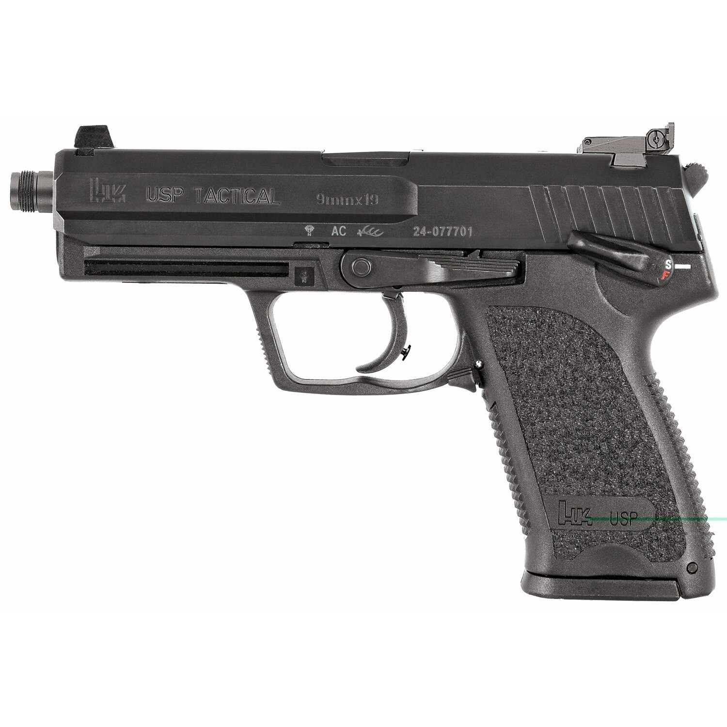 Hk Usp-t 9mm 4.86" 15rd V1 Da/sa As