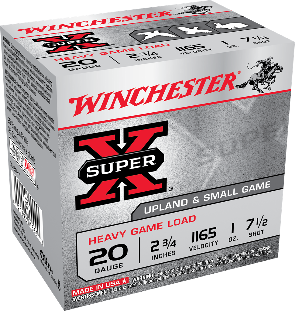 Winchester Ammo Super X, Win Xu20h7    Supx Hvygame                   25/10