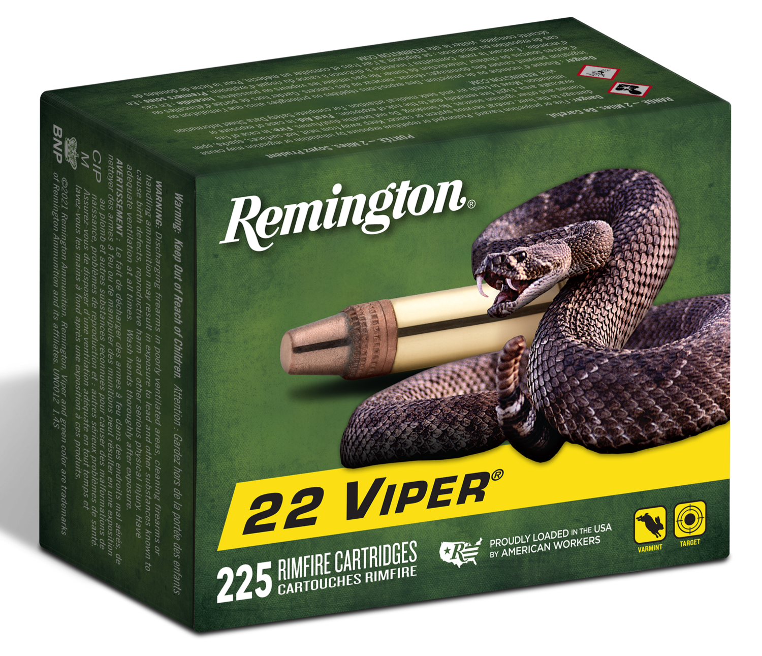 Remington Ammunition Value Pack, Rem 21239 Vp225    22lr 36  Tcs             225/10