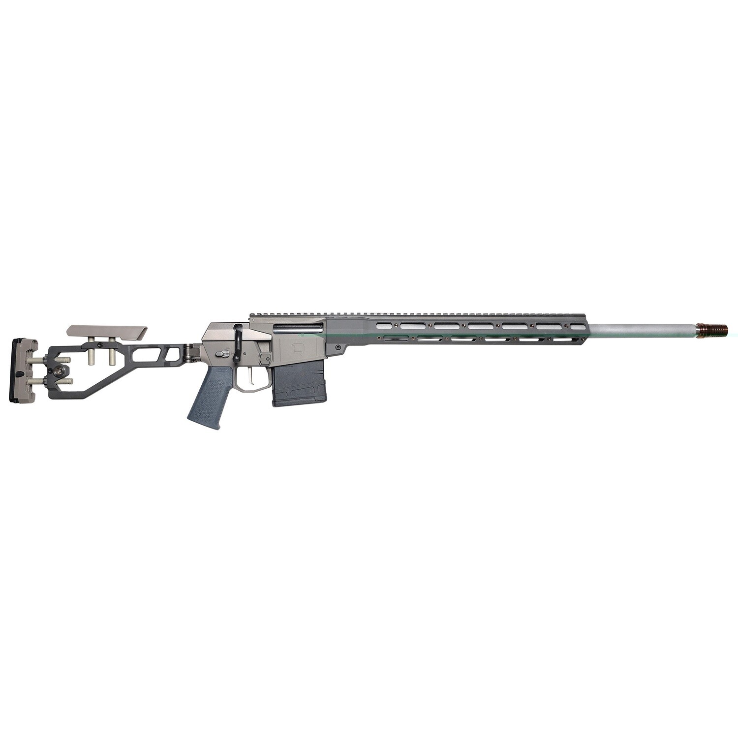 Q The Fix 10rd, Length: 22", Color: Gray, Caliber: 6.5 creedmoor