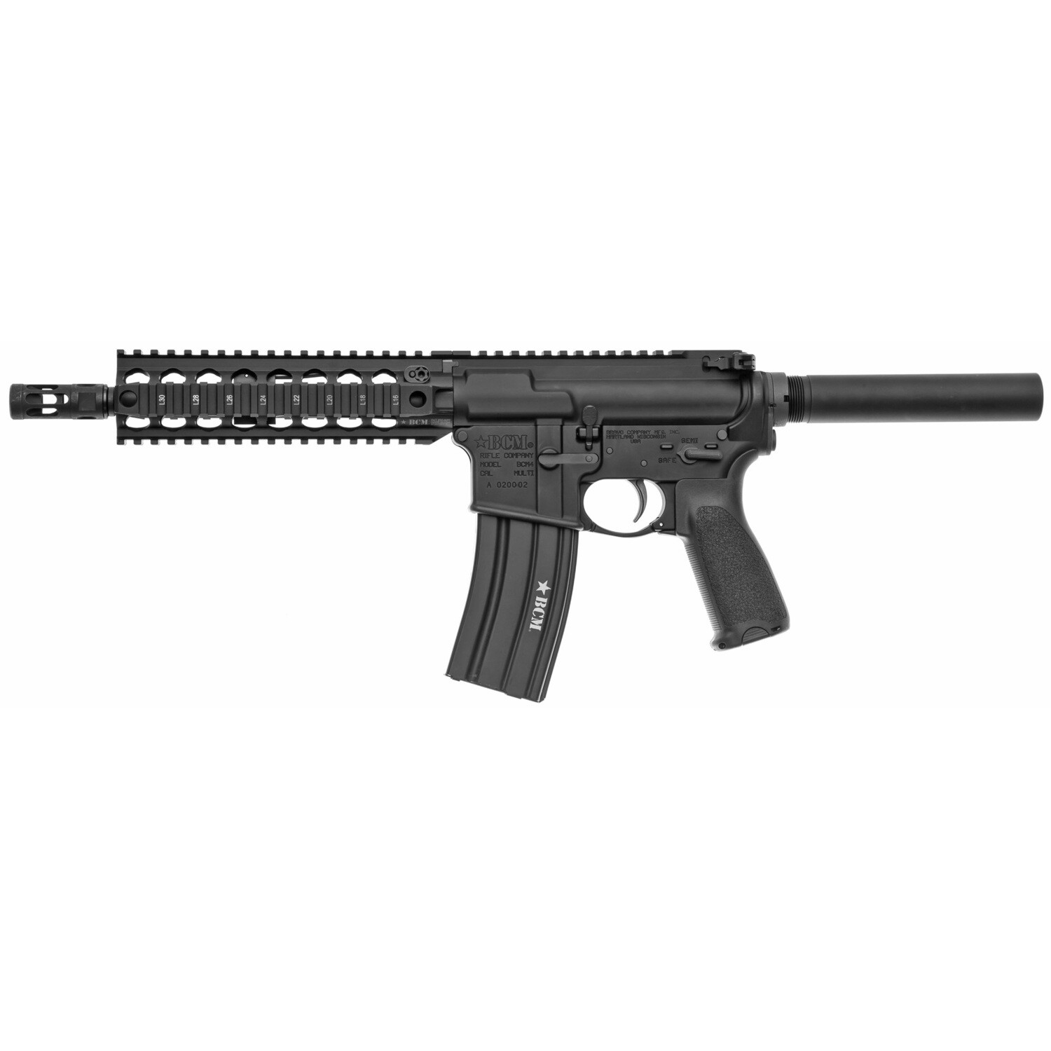 Bcm Recce-9 Qrf Pstl 300blk 9" Blk