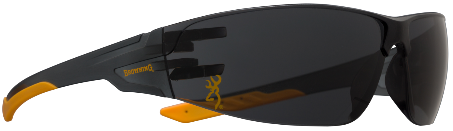 Browning Shooters Flex, Brn 12762   Shooters Flex Wrap Glasses  Tinted/gld