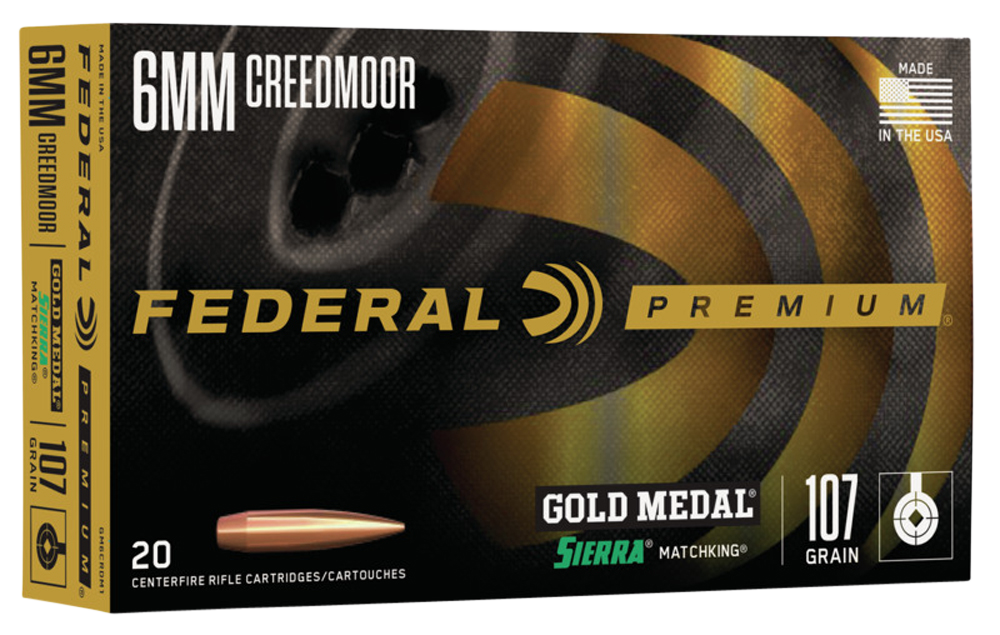 Federal Premium, Fed Gm6crdm1       6mmcr   107 Srmtchkng     20/10