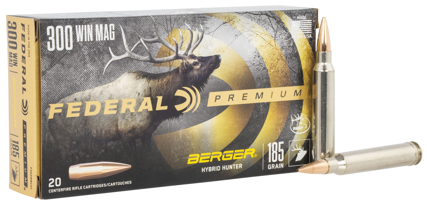 Federal Premium, Fed P300wbch1      300     185 Berger        20/10