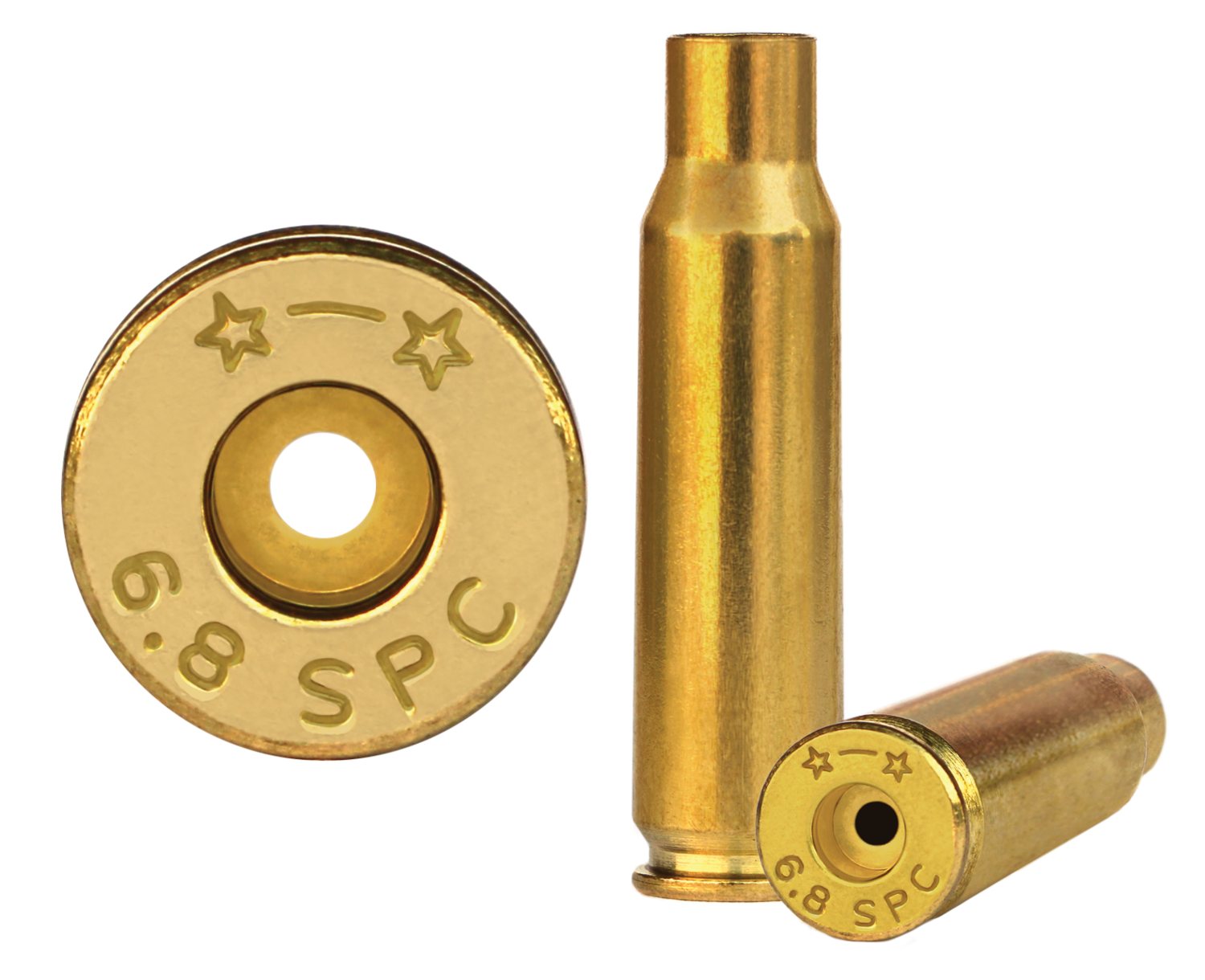 Starline Brass Unprimed Cases, Star 6.8spceup-50        Unp Brass 6.8 Spc