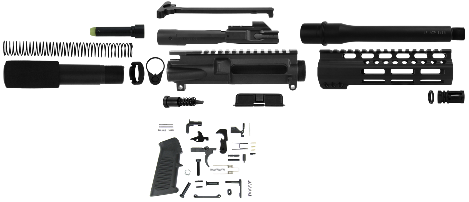 Tacfire Ar Build Kit, Tacfire Ss-pk45acp-lpk         45a   Pst Build Kit