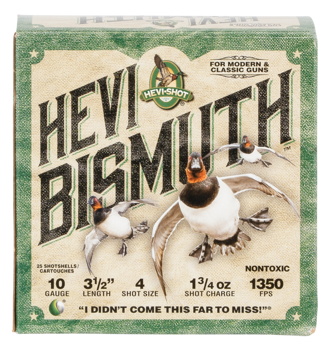 Hevishot Hevi-bismuth, Hevi Hs15504 Bismuth Wf   10 3.5   4   13/4  25/10