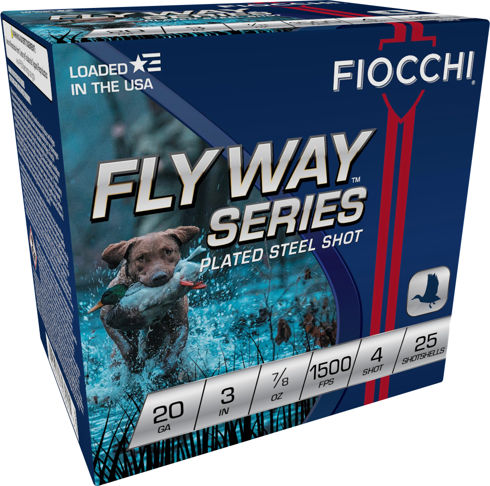 Fiocchi Flyway, Fio 203st4    Waterfowl  20 3in   4  Stl 7/8 25/10
