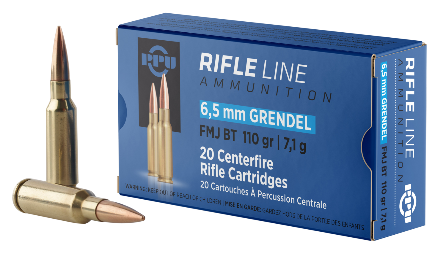 Ppu Standard Rifle, Ppu Pp6gf       6.5 Grn     110 Fmjbt        20/25