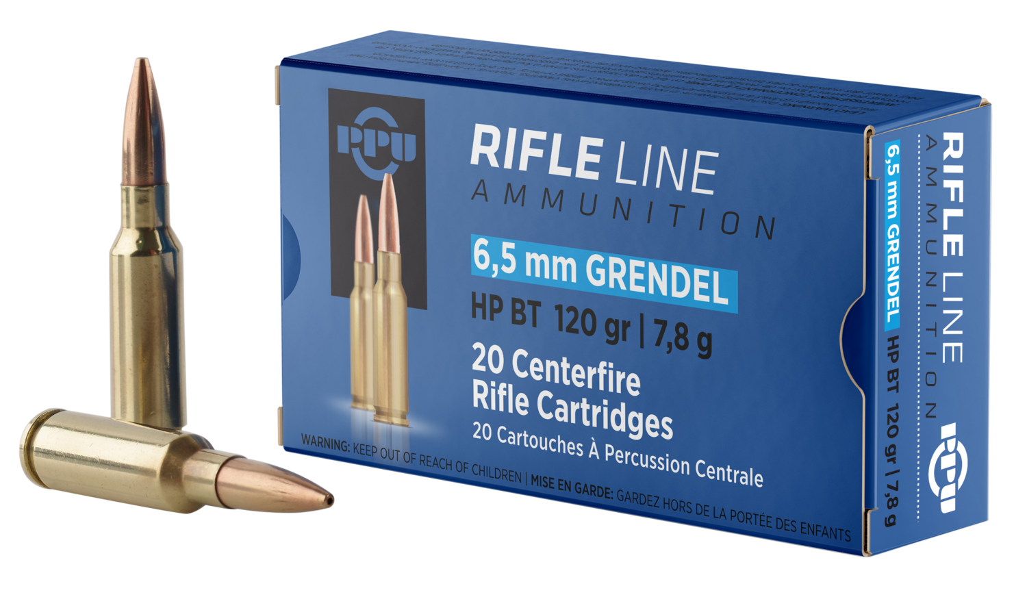 Ppu Standard Rifle, Ppu Pp6gh       6.5 Grn     120 Hpbt         20/25