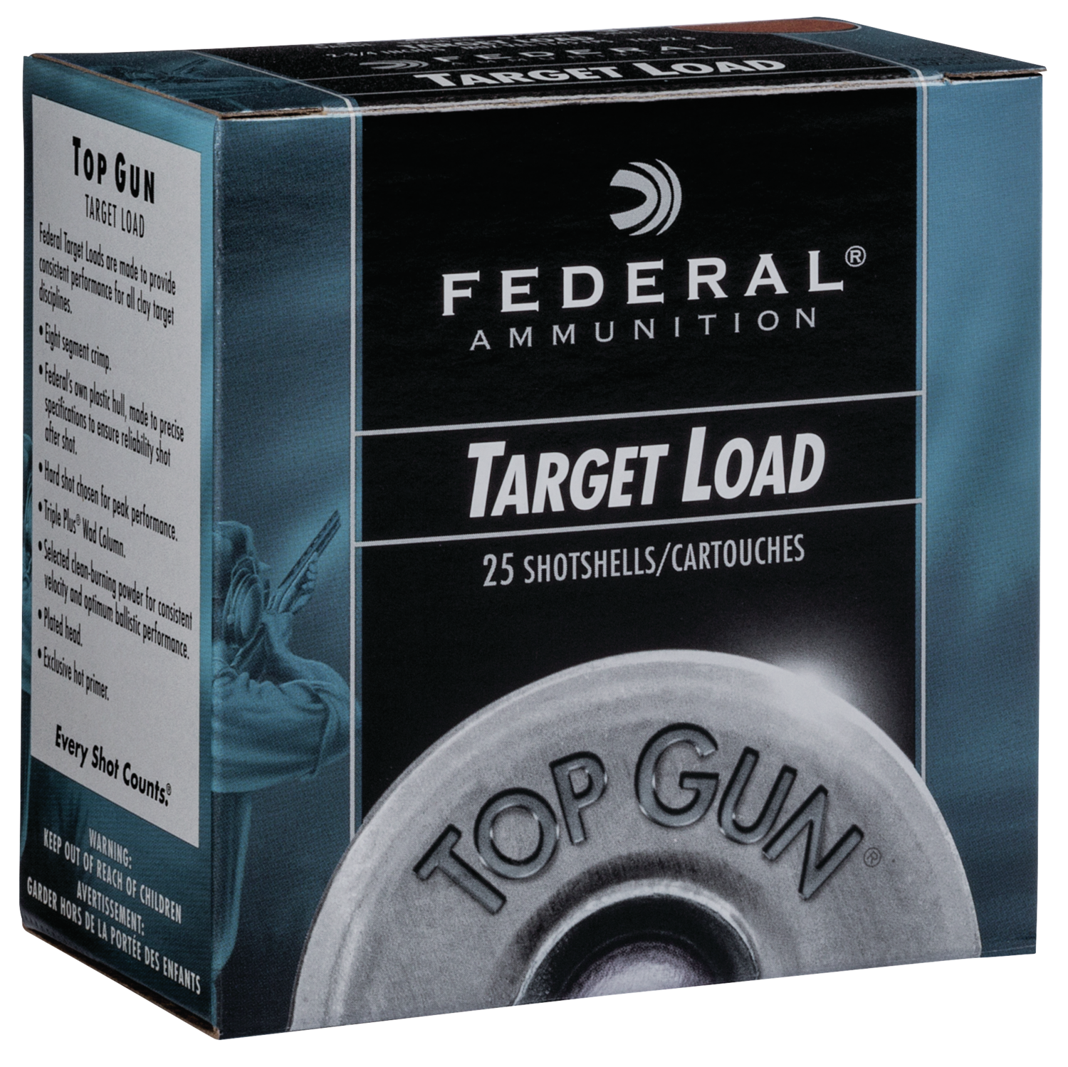 Federal Top Gun, Fed Tgsh128    Top Gun 12 12 2.75 8sht   1oz 25/10