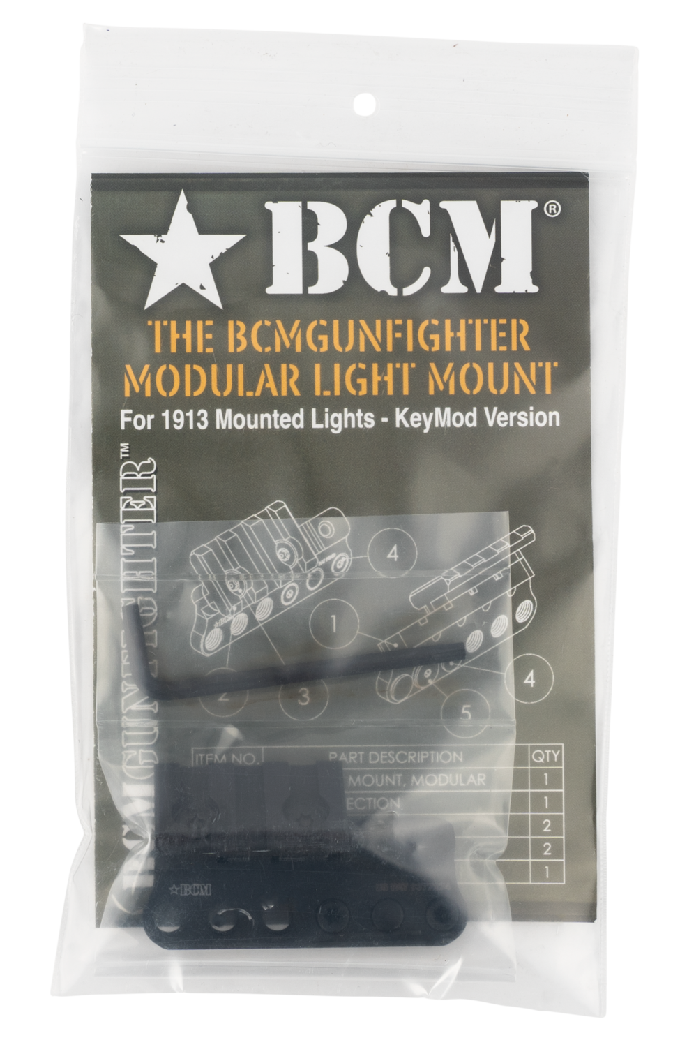 Bravo Bcmgunfighter, Bcm 1913lm-km          1913 Light Mnt Keymod