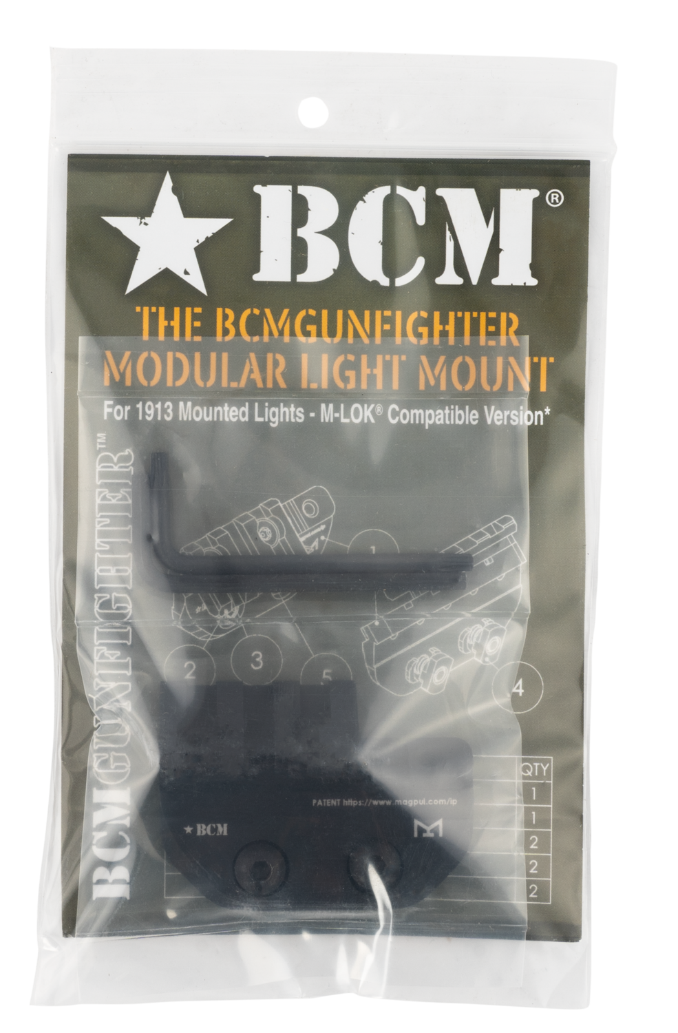 Bravo Bcmgunfighter, Bcm 1913lm-mcmr        1913 Light Mnt Mlok