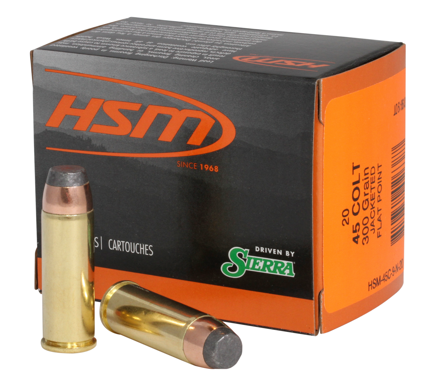 Hsm Pro Pistol, Hsm 45c9n20      45colt  300 Jsp             20/20