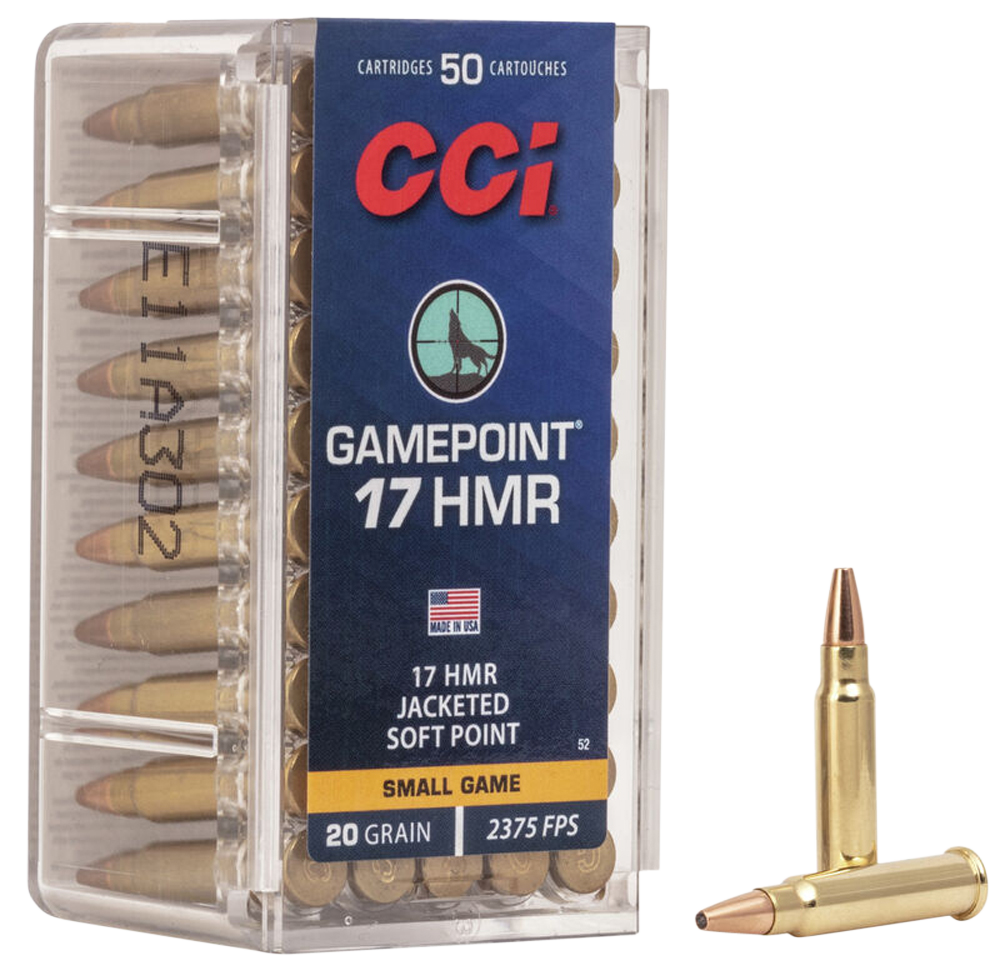 Cci Gamepoint, Cci 0052    17hmr              20 Gamepnt    50/40