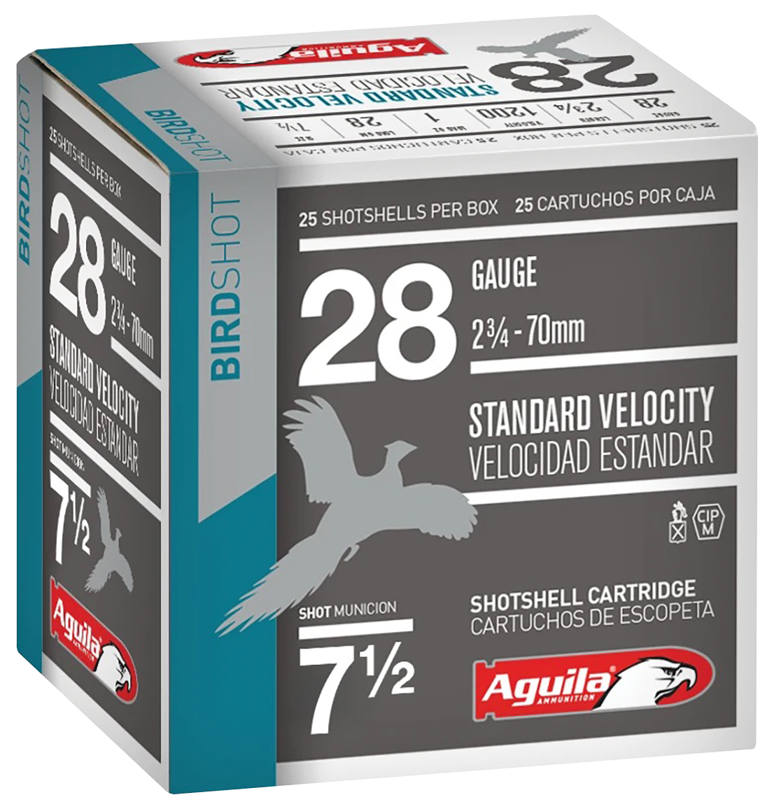 Aguila Birdshot, Aguila 1chb2837 Compt Tgt  28 2.75 7sht  1oz 25/10