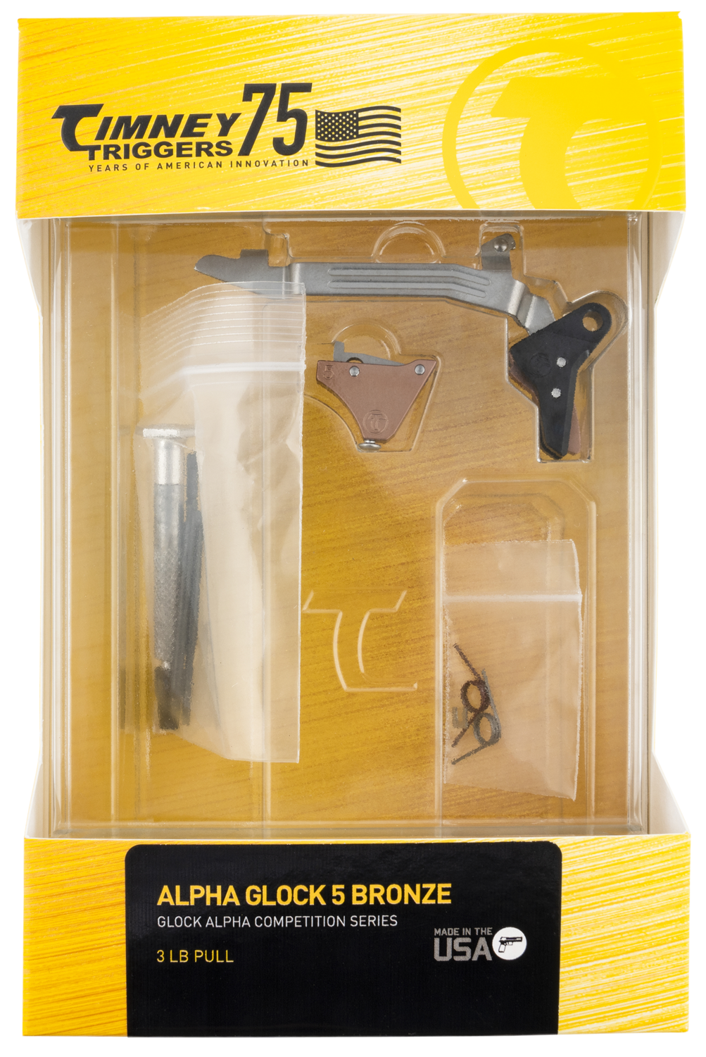 Timney Triggers Alpha, Timney Alpha Glock5-brnze   Glk G5   9mm/40 Triggr