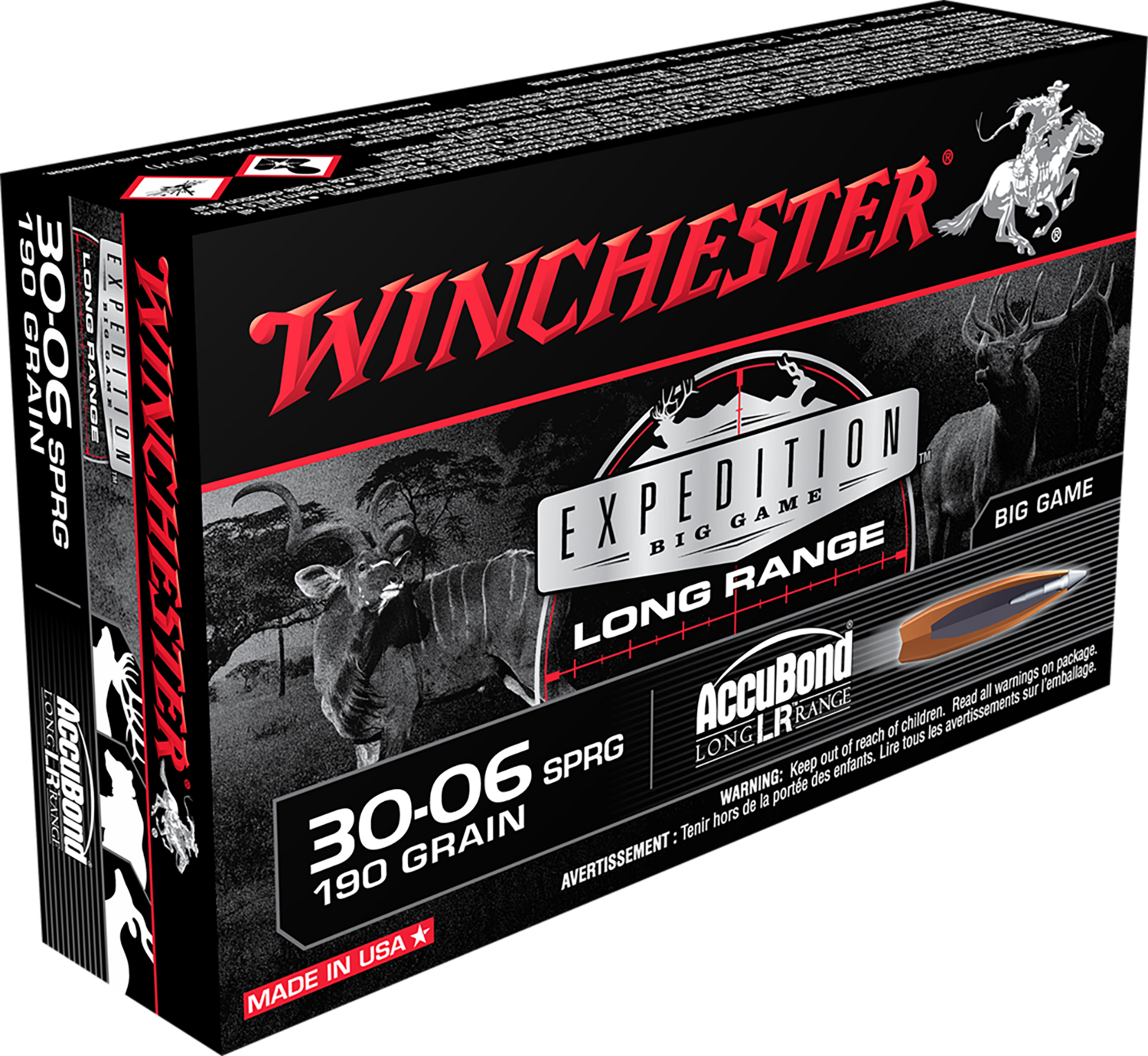 Winchester Ammo Expedition Big Game, Win S3006lr         3006    190 Ab  Expbg    20/10