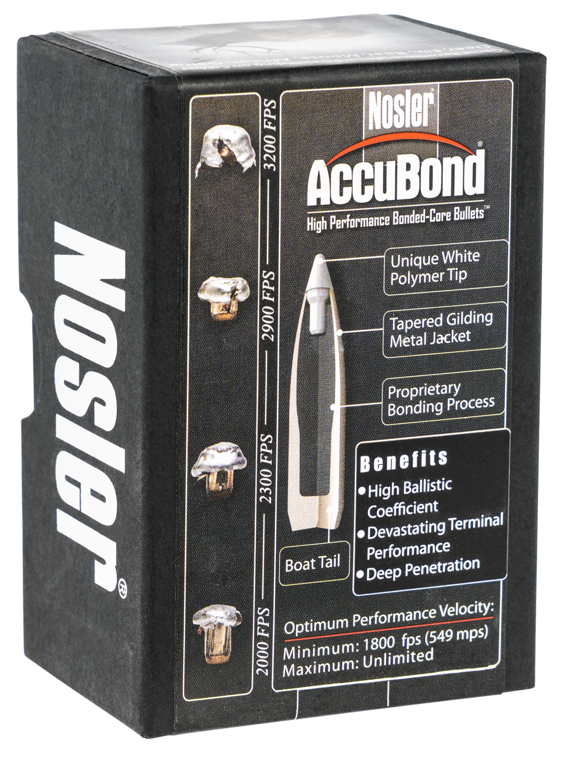 Nosler Accubond, Nos 59992 Accubond   284 140 Sptzr  50