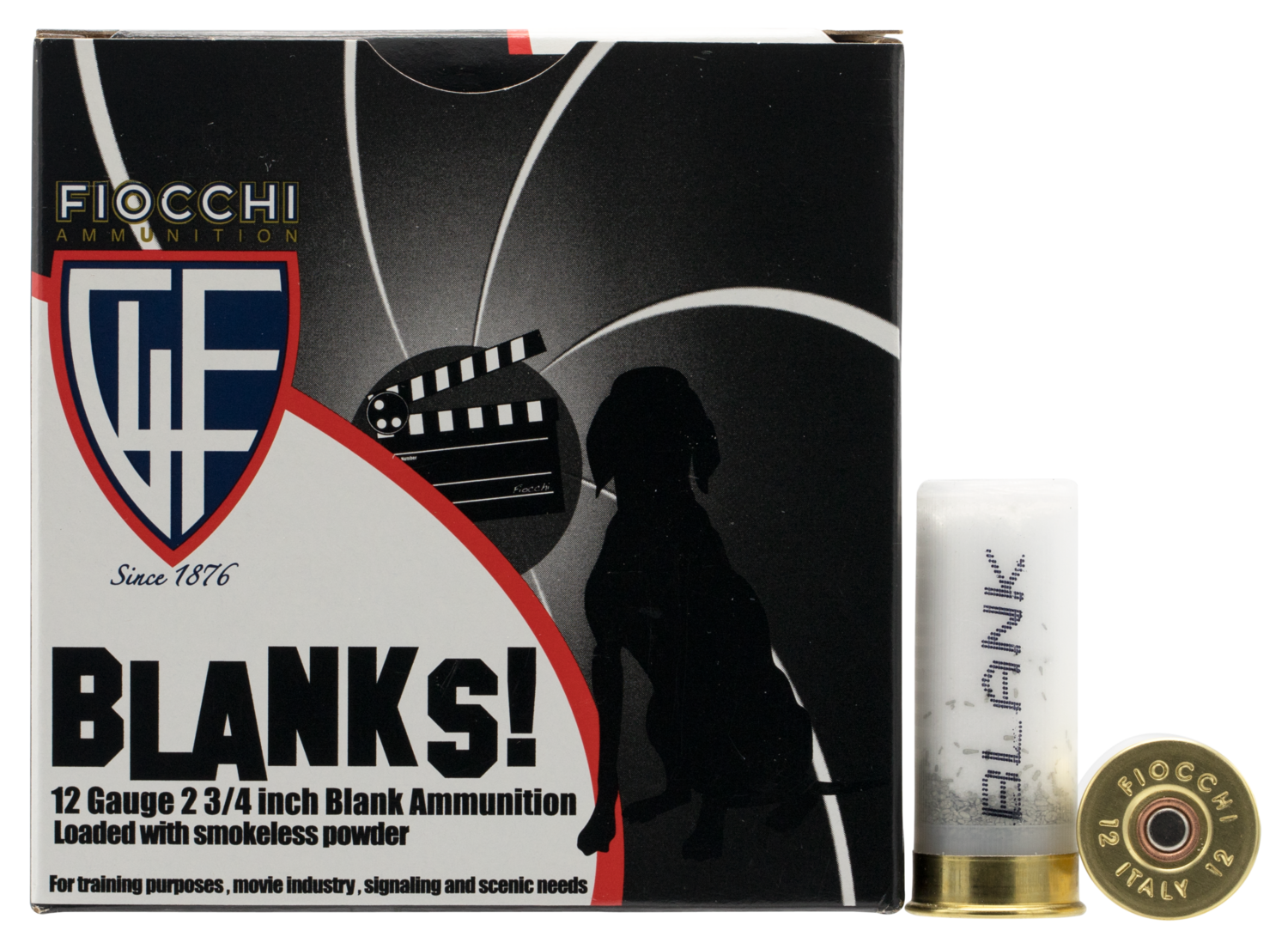 Fiocchi Shotgun, Fio 12blank   12 2.75                        25/10