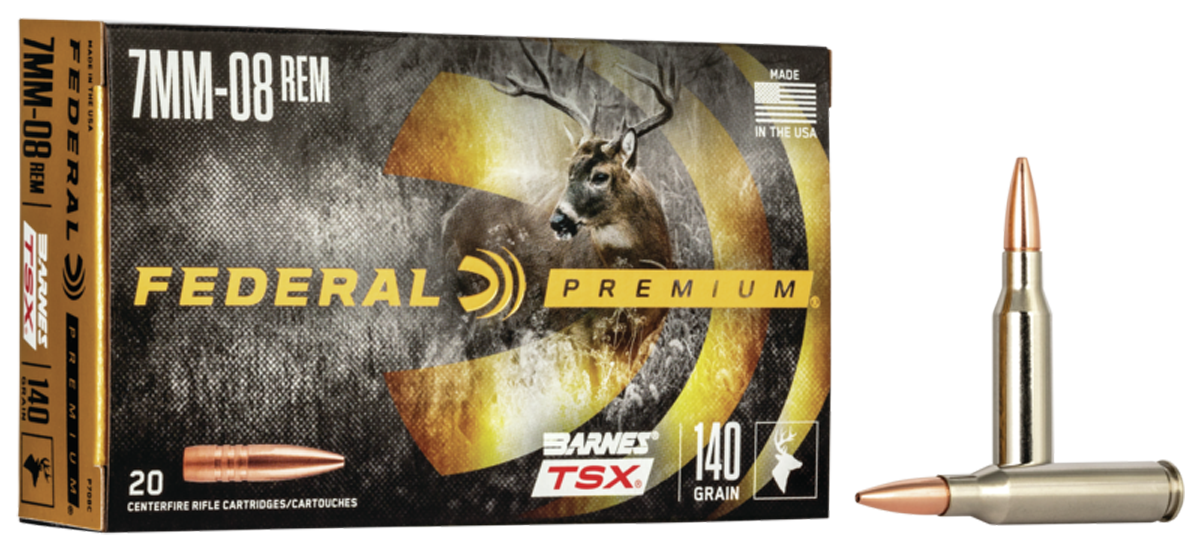 Federal Premium, Fed P708c          7mm08   140 Btsx          20/10