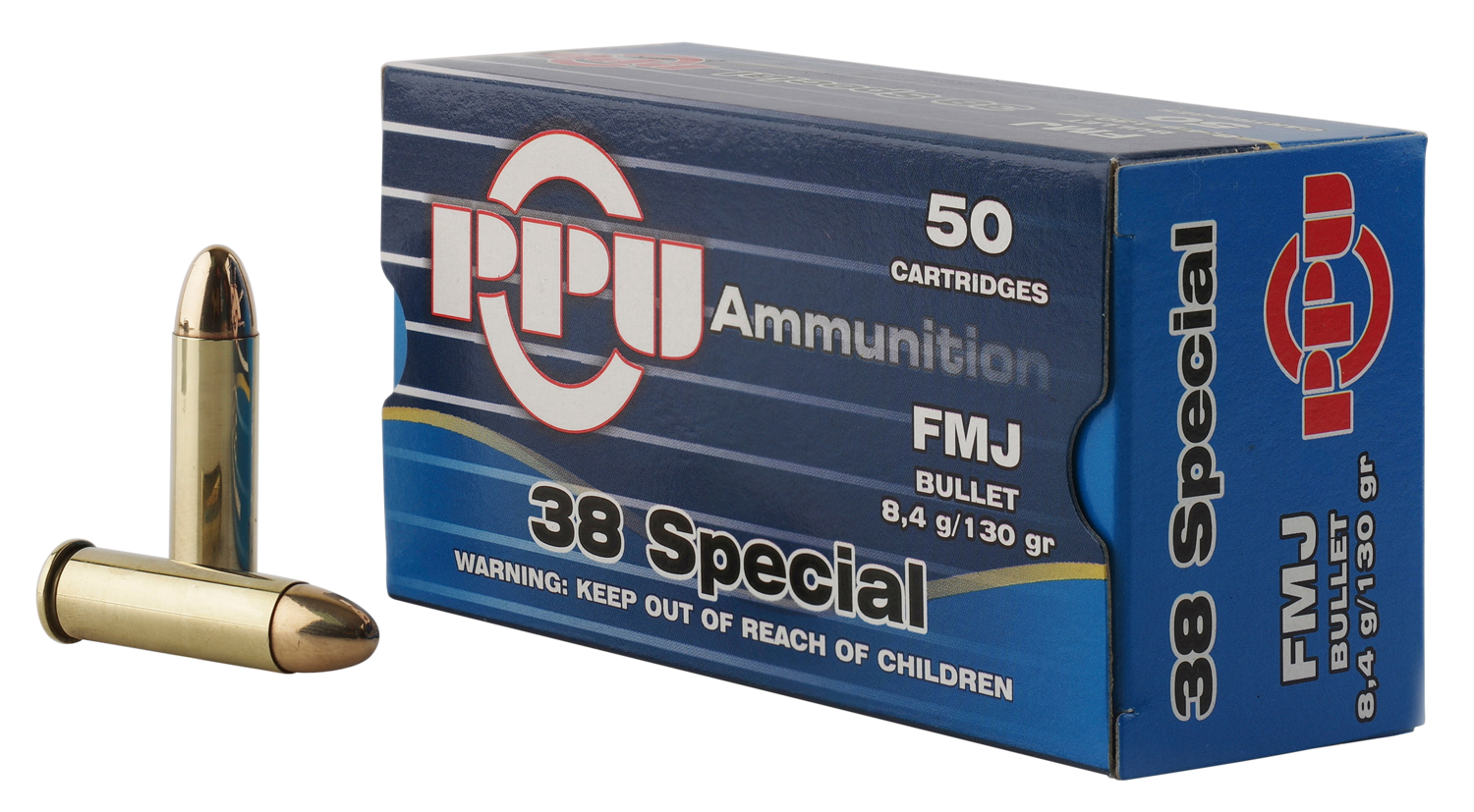 Ppu Handgun, Ppu Pph38sf     38sp        130 Fmj          50/10